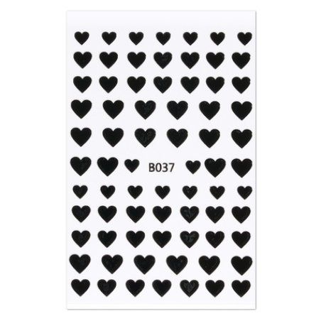 Cupio Nail Decal Love B037 Black