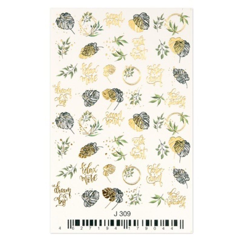 Cupio 2d Nail Tattoo J309