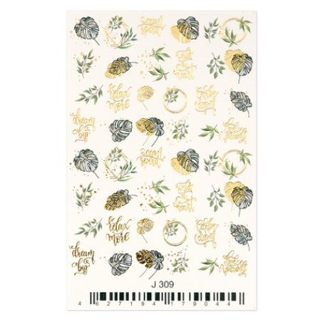 Cupio 2d Nail Tattoo J309