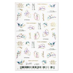 Cupio 2d Nail Tattoo J321