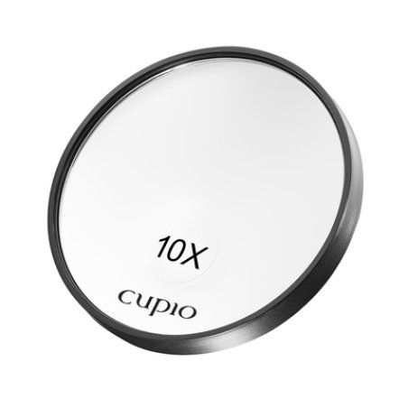 Cupio Cosmetic Mirror With Magnifying Glass 10x Magnification