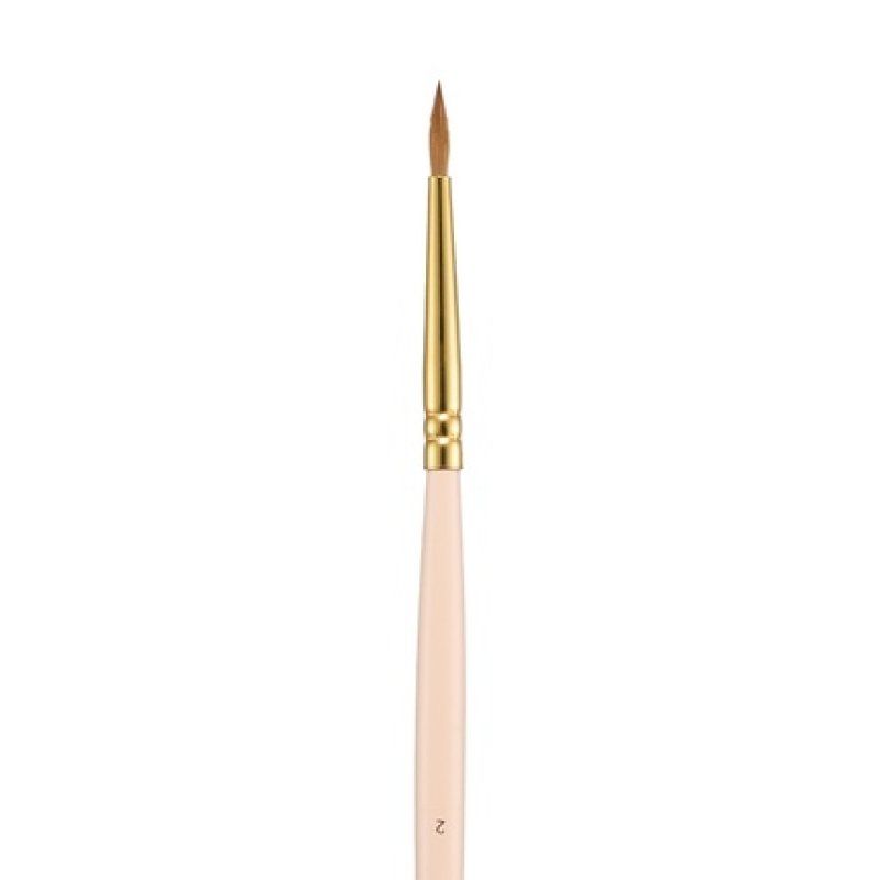Cupio Kolinsky Premium Nail Art Manicure Brush No 2