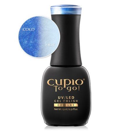 Cupio Glitter Thermo Gel Polish Cupio To Go Blue Rain