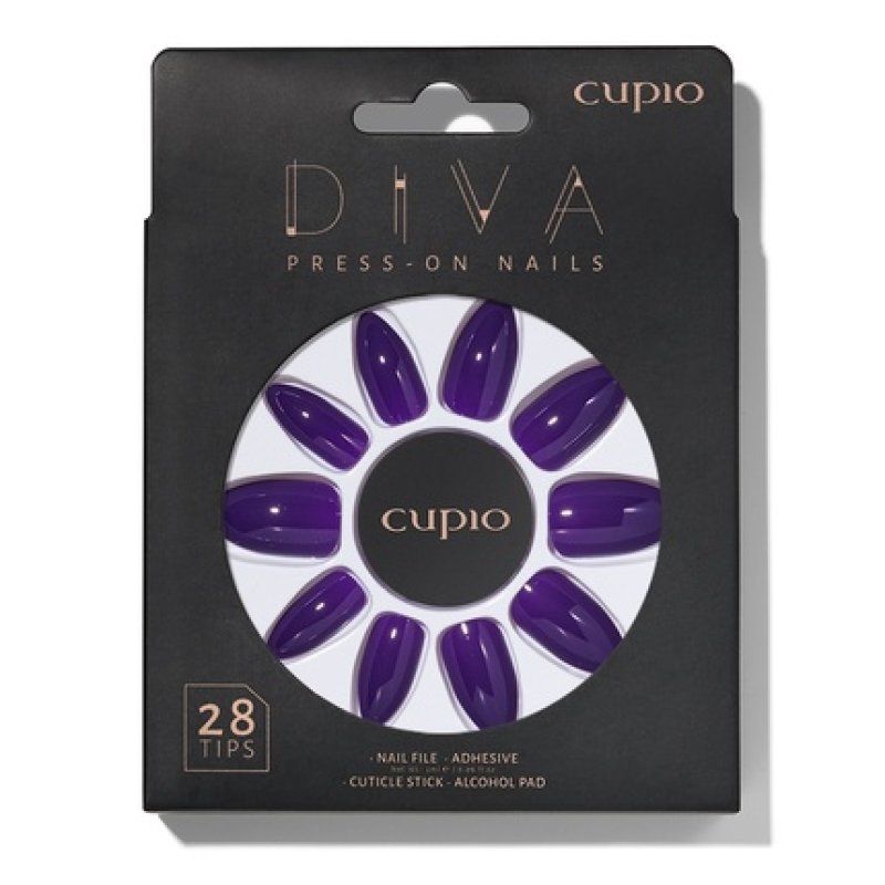 Cupio Presson Nails Cupio Diva Classic Purple