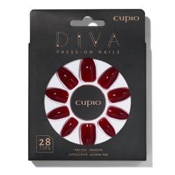 Cupio Presson Nails Cupio Diva Burgundy