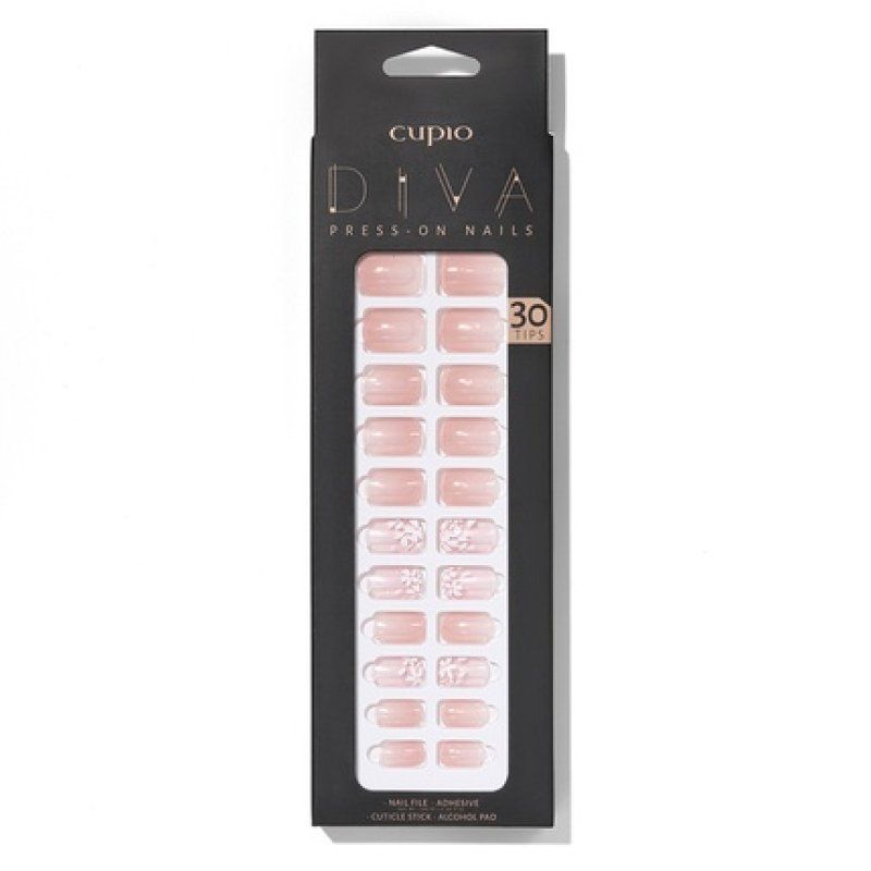 Cupio Presson Nails Cupio Diva Elegant Nude