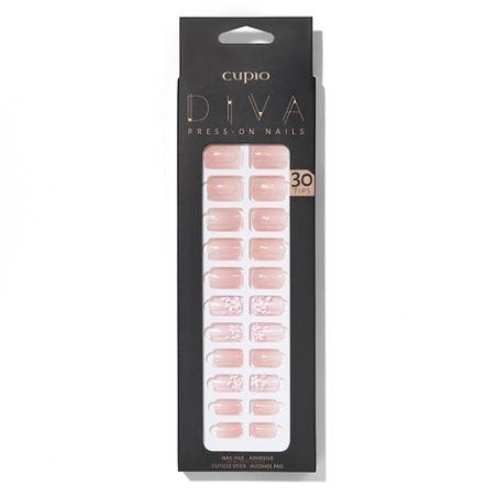 Cupio Presson Nails Cupio Diva Elegant Nude