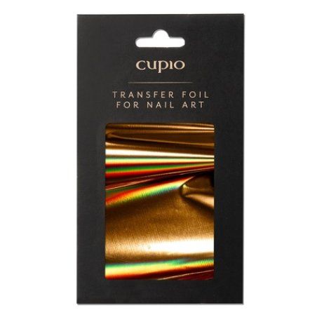 Cupio Transfer Foil Holo Gold For Nails