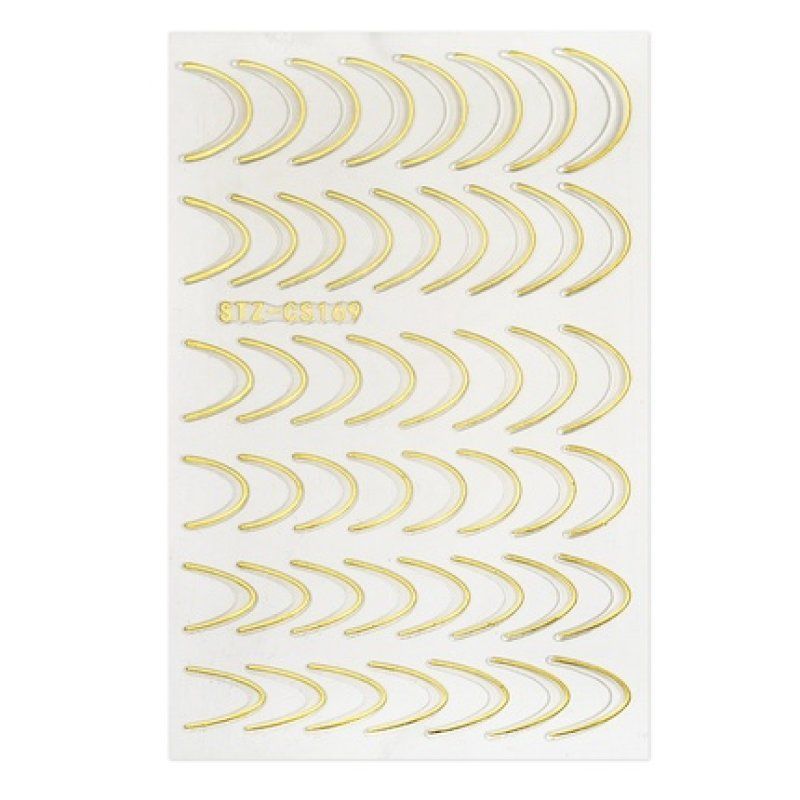 Cupio Nail Sticker Stzcs169 Gold