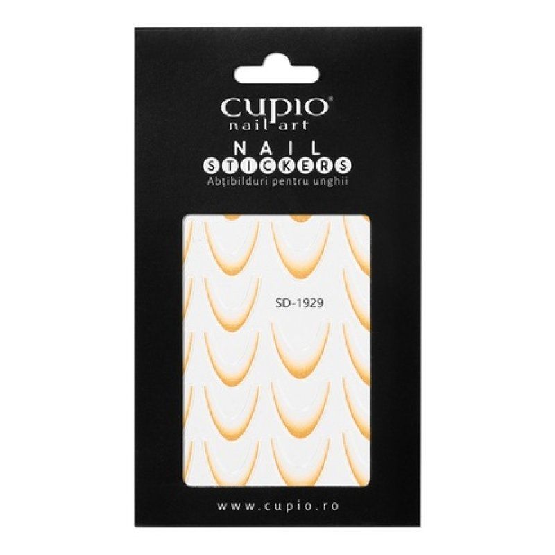 Cupio Nail Sticker Cupio French Orange