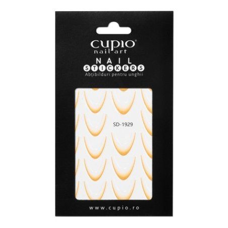 Cupio Nail Sticker Cupio French Orange