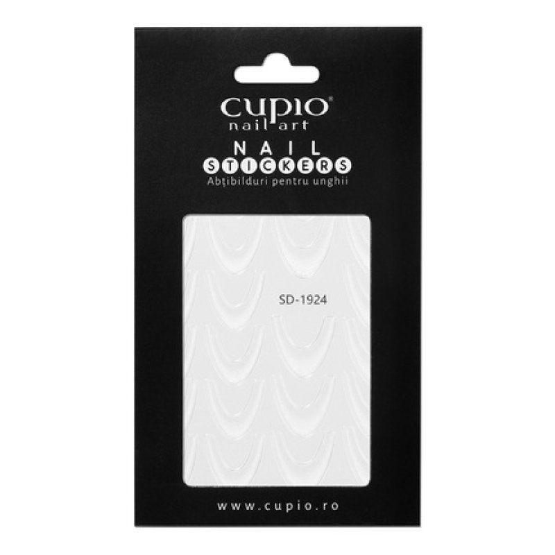 Cupio Nail Sticker Cupio French White