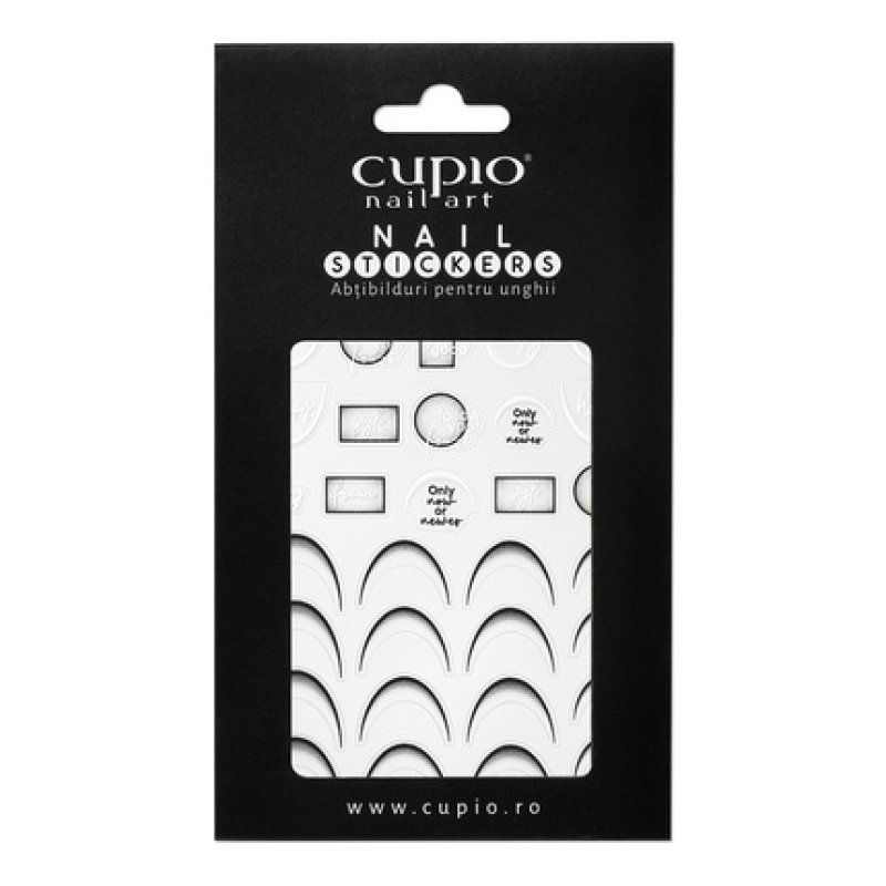 Cupio Nail Sticker Cupio French All Black