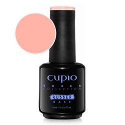 Cupio Rubber Base Sheer Collection Peach Nectar 15ml