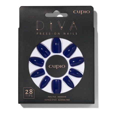 Cupio Presson Nails Cupio Diva Dark Blue
