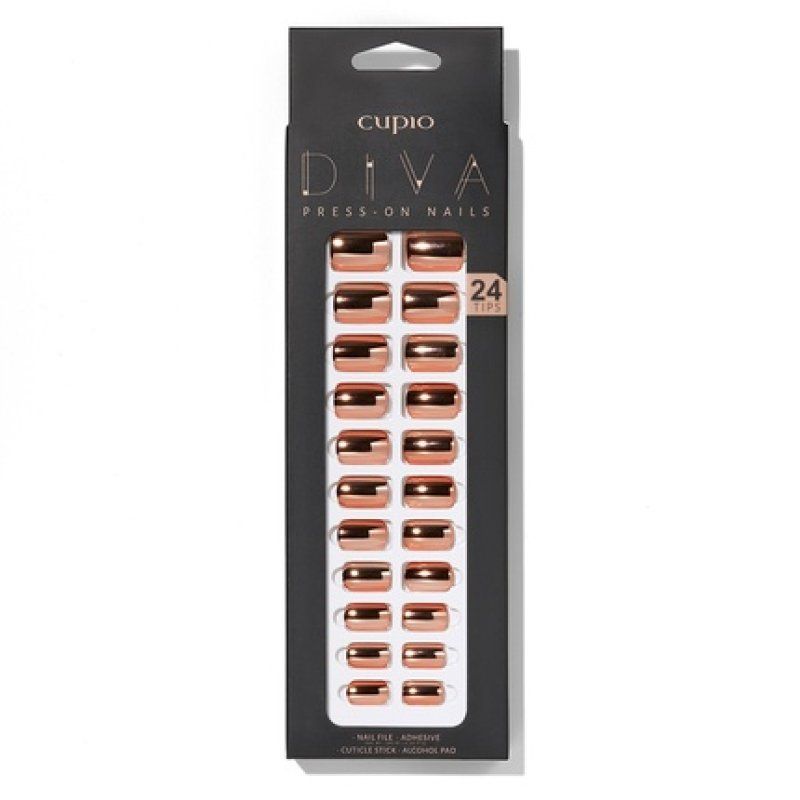 Cupio Presson Nails Cupio Diva Metallic Copper