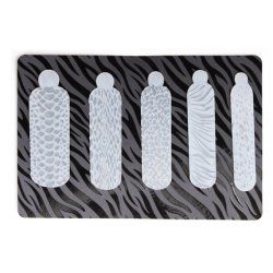 Cupio Mold For Negative Space Delimitation In French Manicure Animal Print