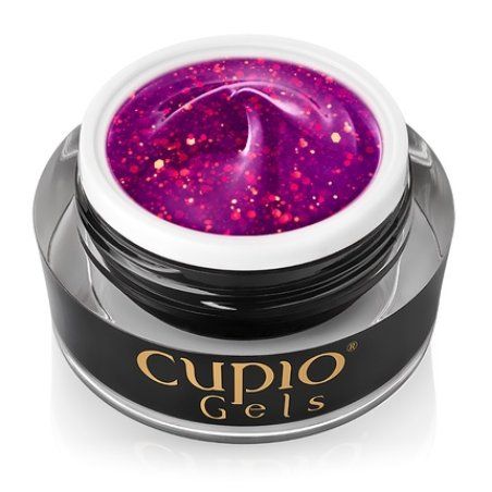 Cupio Glitter Neon Builder Gel Hot Lips 15ml