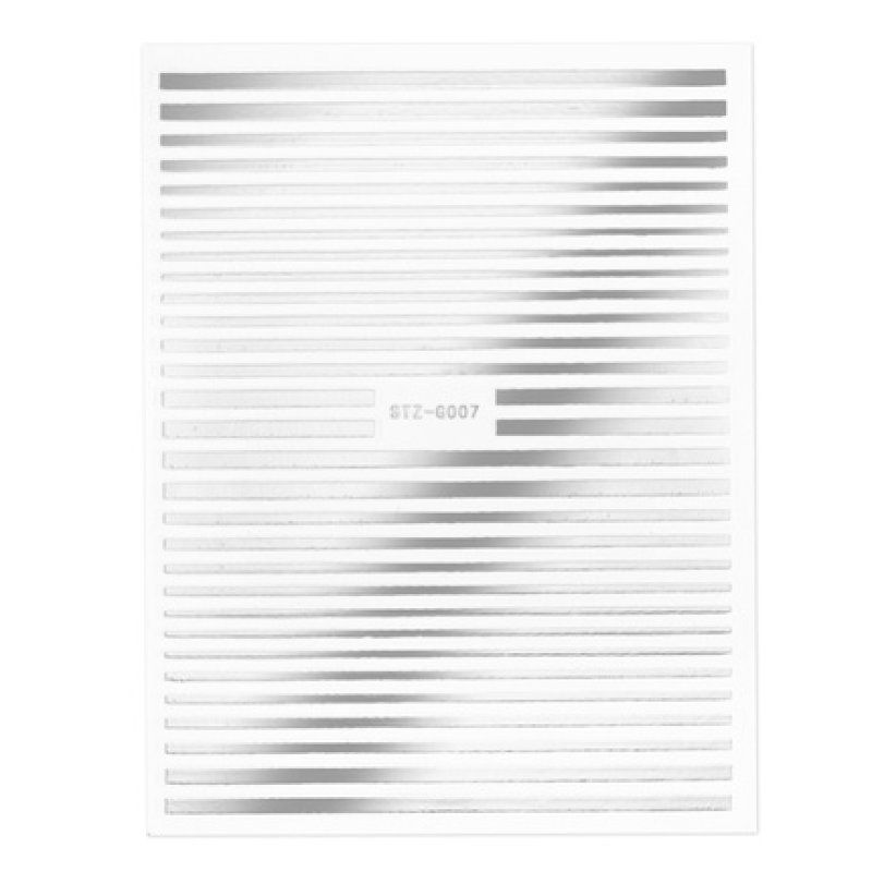 Cupio Nail Sticker Stzg007 Silver