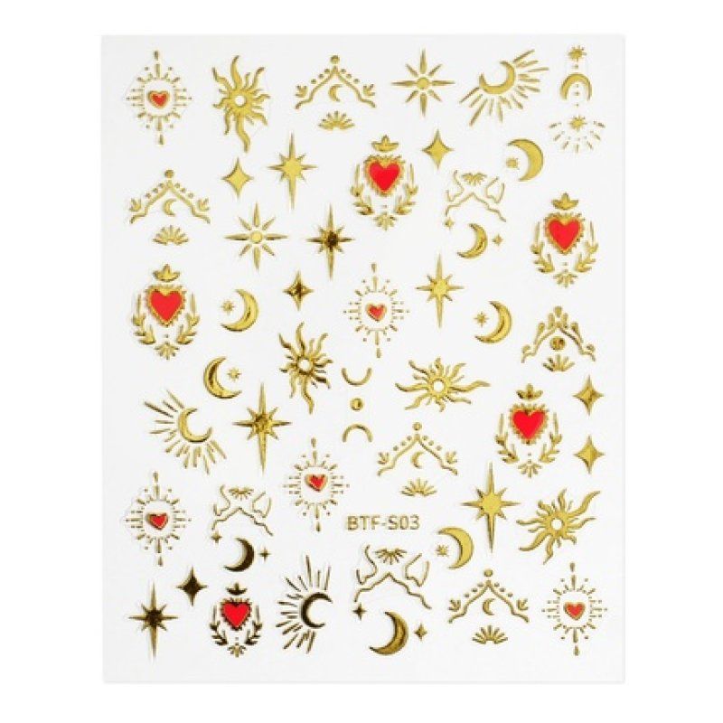 Cupio Nail Sticker Btfs03 Gold