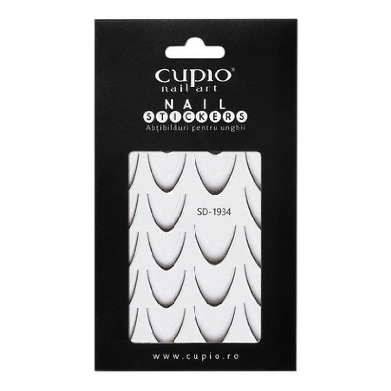 Cupio Nail Sticker Cupio French Black