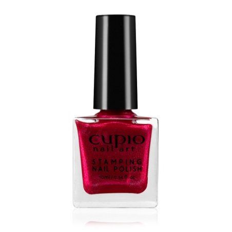 Cupio Cupio Glitter Red Stamping Nail Polish 10ml