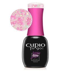 Cupio Cupio To Go Glitter Splash Pink Madness Gel Polish 15 Ml