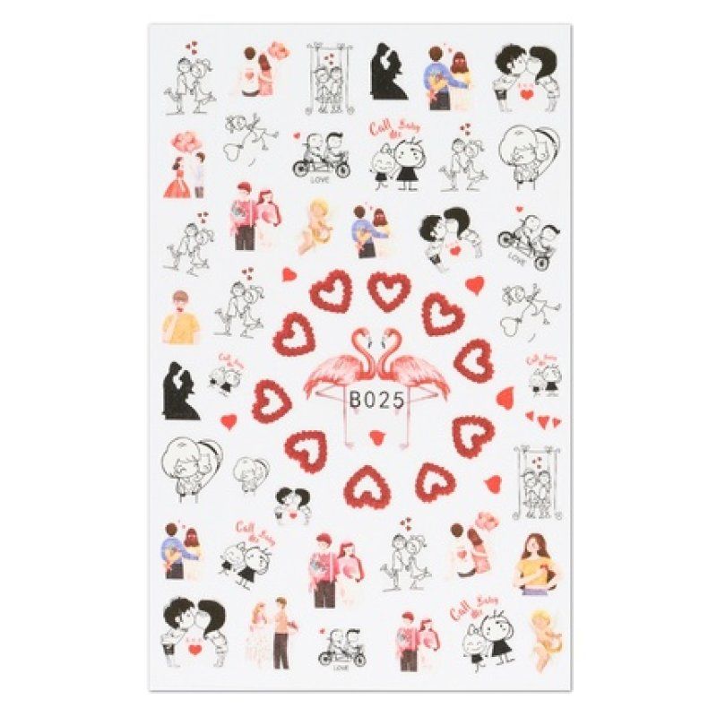 Cupio Nail Sticker Love B025
