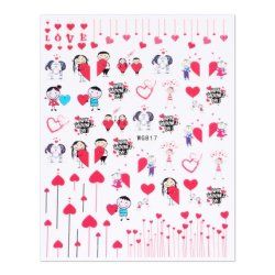 Cupio Nail Sticker Love Wg817