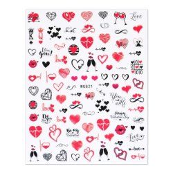 Cupio Nail Sticker Love Wg821