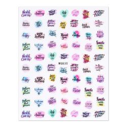 Cupio Love Wg830 Nail Sticker