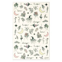 Cupio 2d Nail Tattoo C77