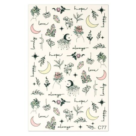 Cupio 2d Nail Tattoo C77