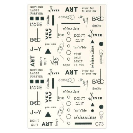 Cupio 2d Nail Tattoo C73