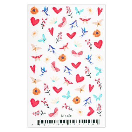 Cupio 2d Nail Tattoo N1491