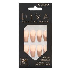 Cupio Presson Nails Cupio Diva Nude French