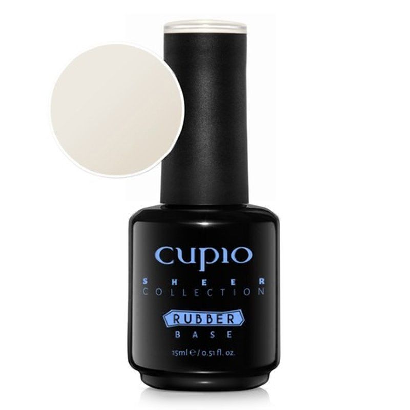 Cupio Rubber Base Sheer Collection Coconut Milk 15ml