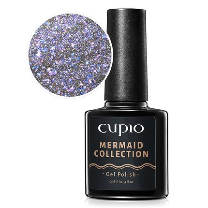 Cupio Gel Polish Mermaid Collection Violet Crystal 10ml