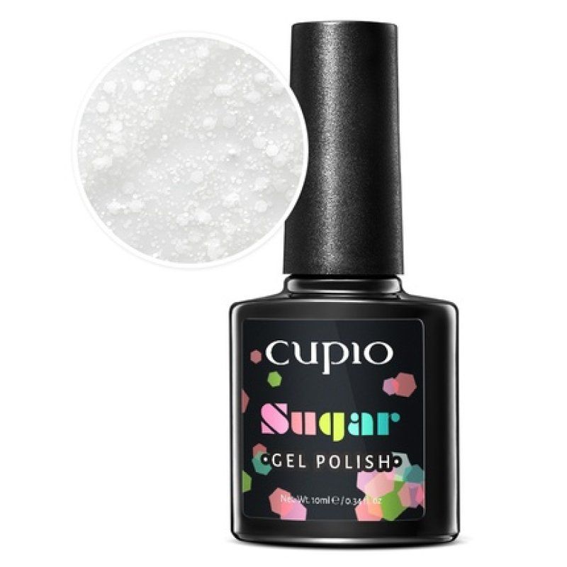 Cupio Cupio Sugar Collection Semipermanent Nail Polish Sweet White 10ml