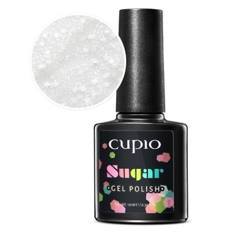 Cupio Cupio Sugar Collection Semipermanent Nail Polish Sweet White 10ml