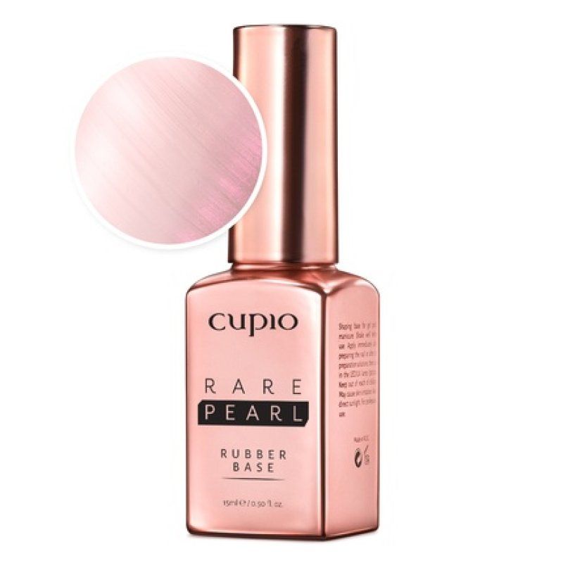 Cupio Rubber Base Rare Pearl Sea Pink 15ml