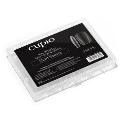 Cupio Dissolvable Full Nail Tips Set 240 Pieces Short Square
