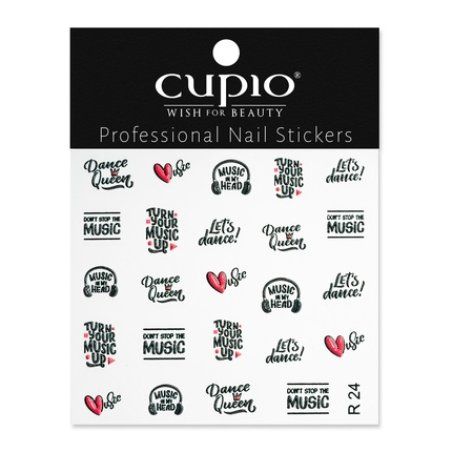 Cupio 3d Nail Sticker R24