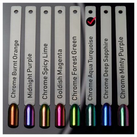 Cupio Chrome Aqua Turquoise Pigment