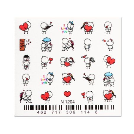 Cupio Nail Tattoo N1204