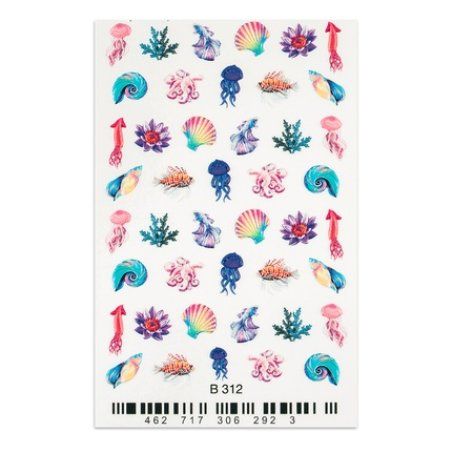 Cupio 3d Nail Sticker B312