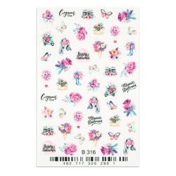 Cupio 3d Nail Tattoo B316