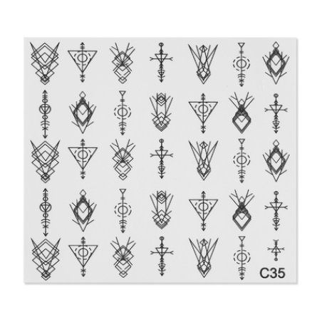 Cupio Nail Tattoo C35