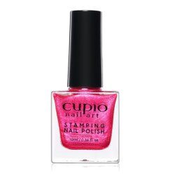 Cupio Cupio Glitter Pink Stamping Nail Polish 10ml