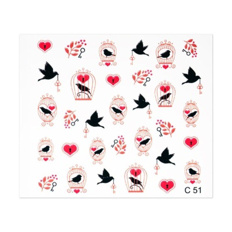 Cupio Nail Tattoo C51